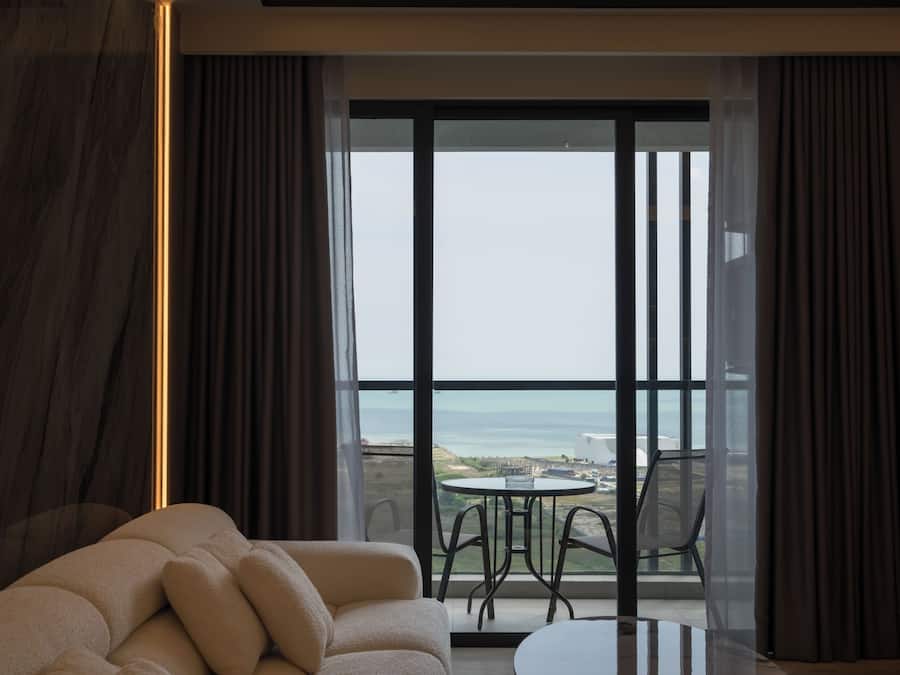 Presidential Suite, 1 King Bed, Partial Sea View | Balcony