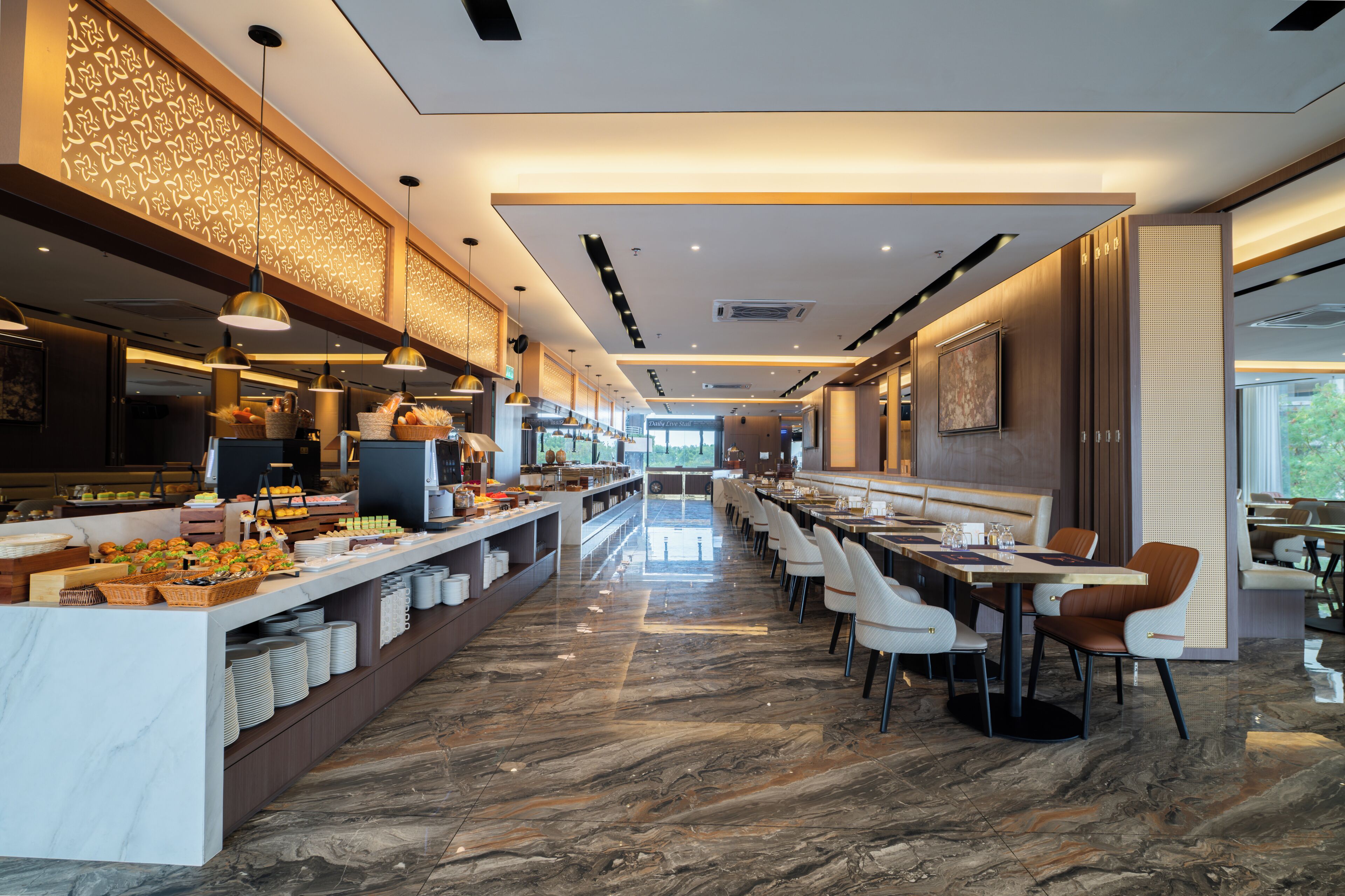 Daily buffet breakfast (MYR 58 per person)