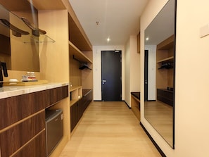 In-room safe, blackout curtains, soundproofing, iron/ironing board