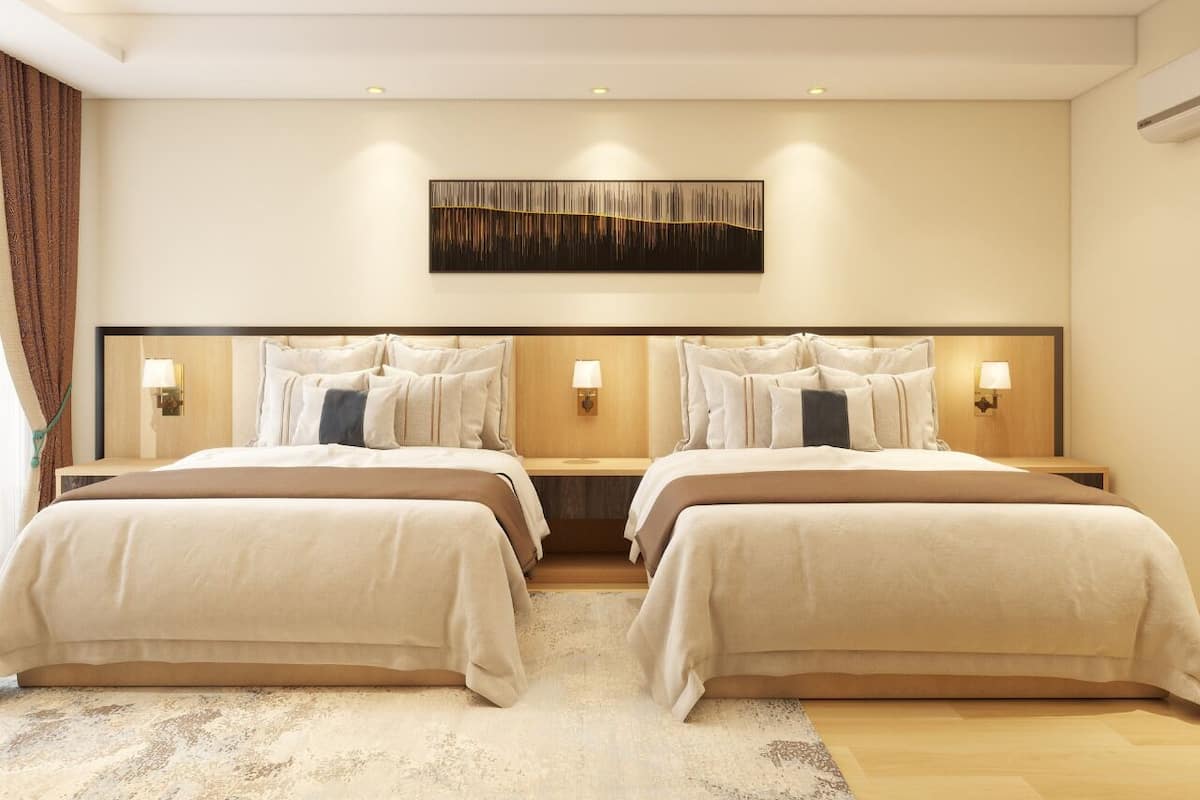 In-room safe, blackout curtains, soundproofing, iron/ironing board