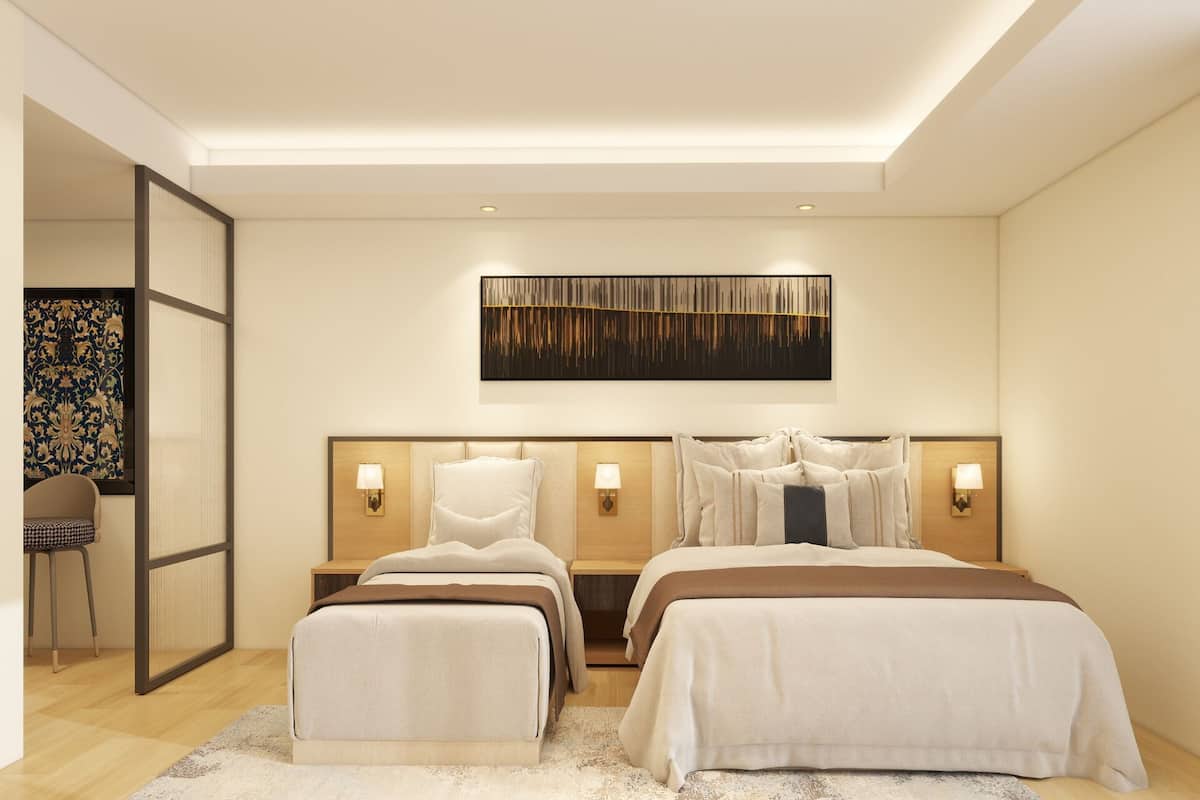 In-room safe, blackout curtains, soundproofing, iron/ironing board