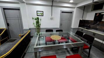 Opções para refeição no quarto