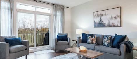 Televisión y chimenea