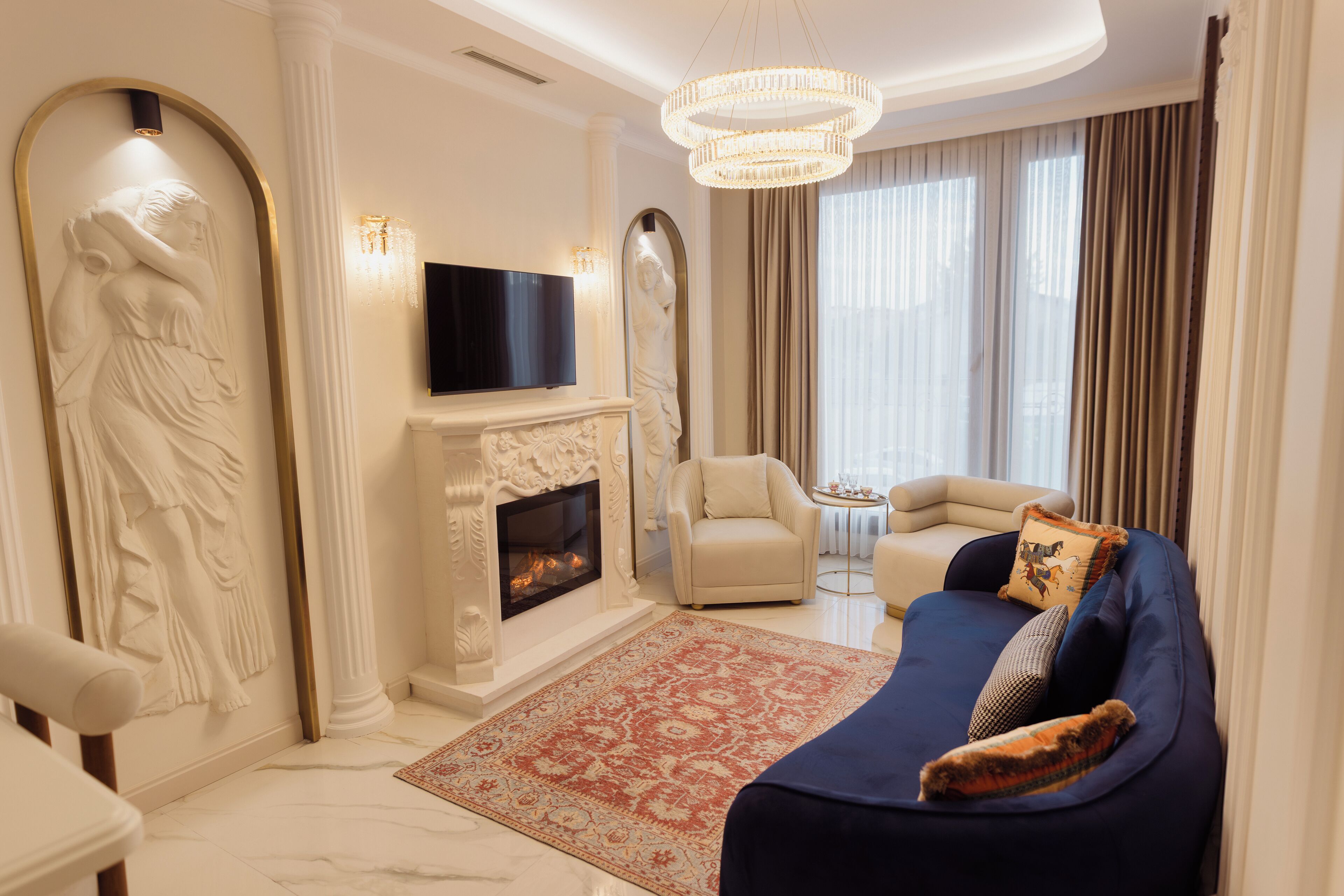 ロイヤル ダブルルーム シティビュー | セーフティボックス (室内)、デスク、ノートパソコン用作業スペース、遮光カーテン