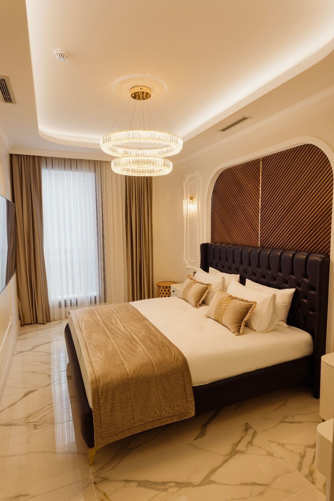 Royal Double Room, City View | In-room safe, desk, laptop workspace, blackout curtains