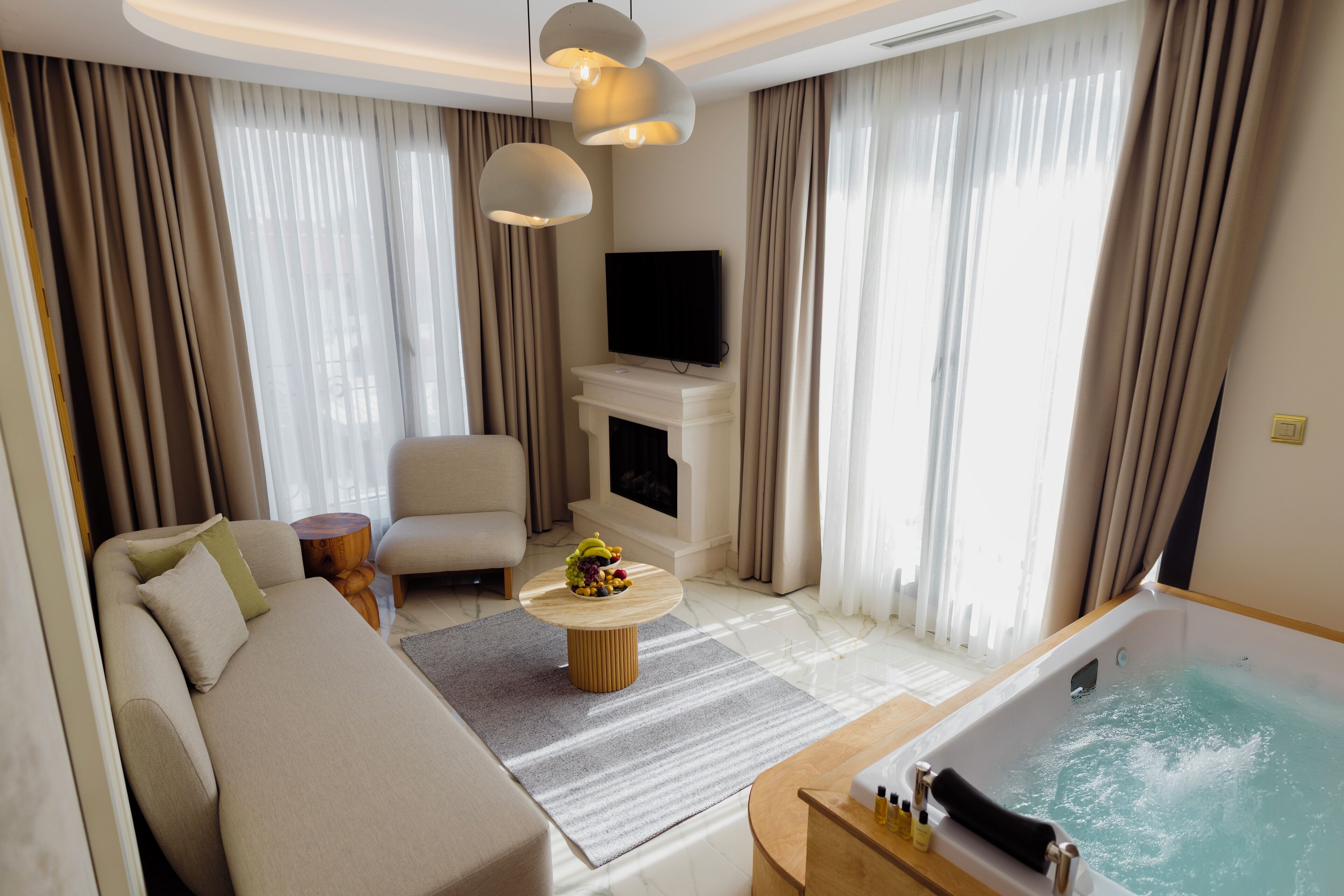 奢华套房, 城市景观 | 起居区