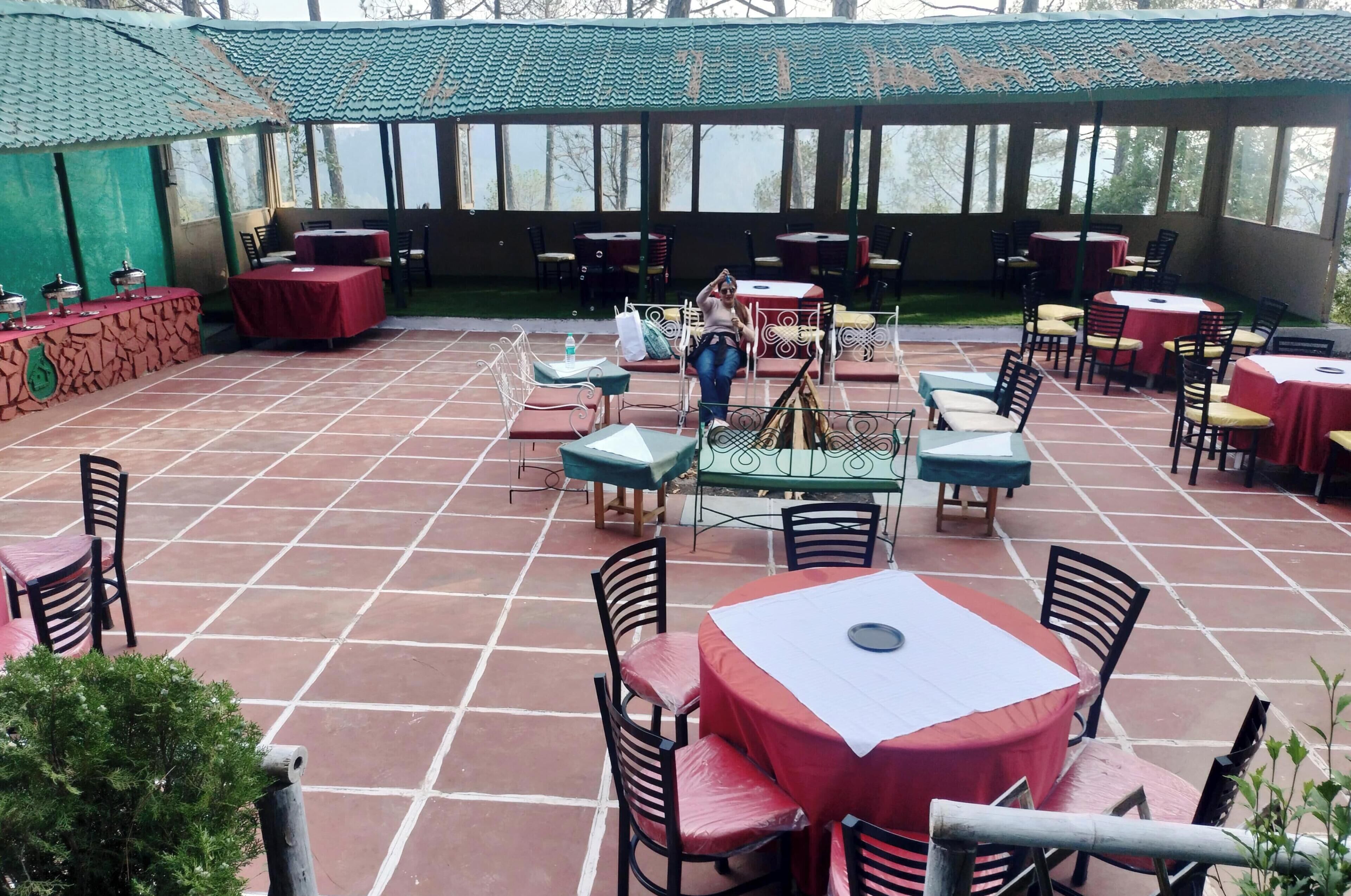 Sitteområde i lobbyen