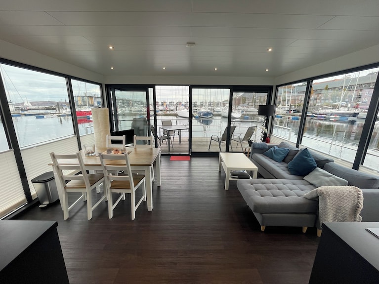 Hausboot Sonnenwelle Mit Dachterrasse - Flensburg