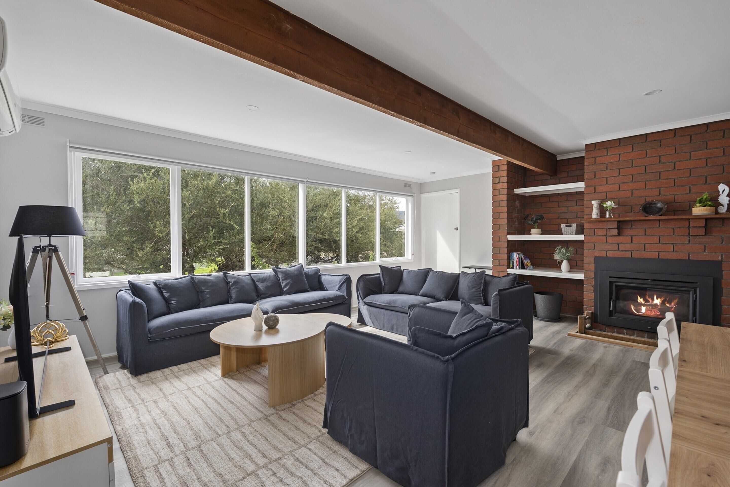 Apartemen | Area keluarga | Perapian