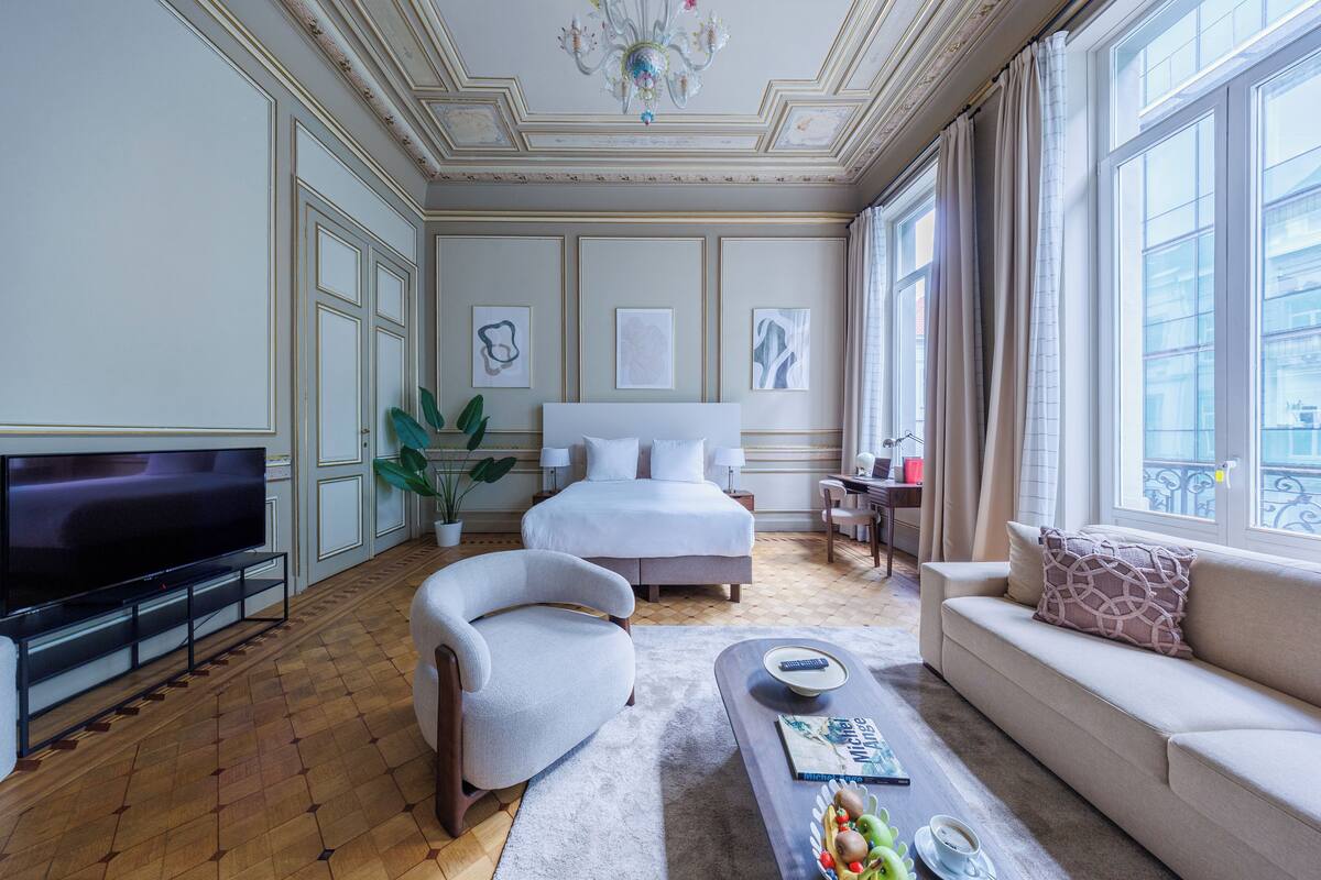 Iron/ironing board (on request), WiFi (free), bed sheets