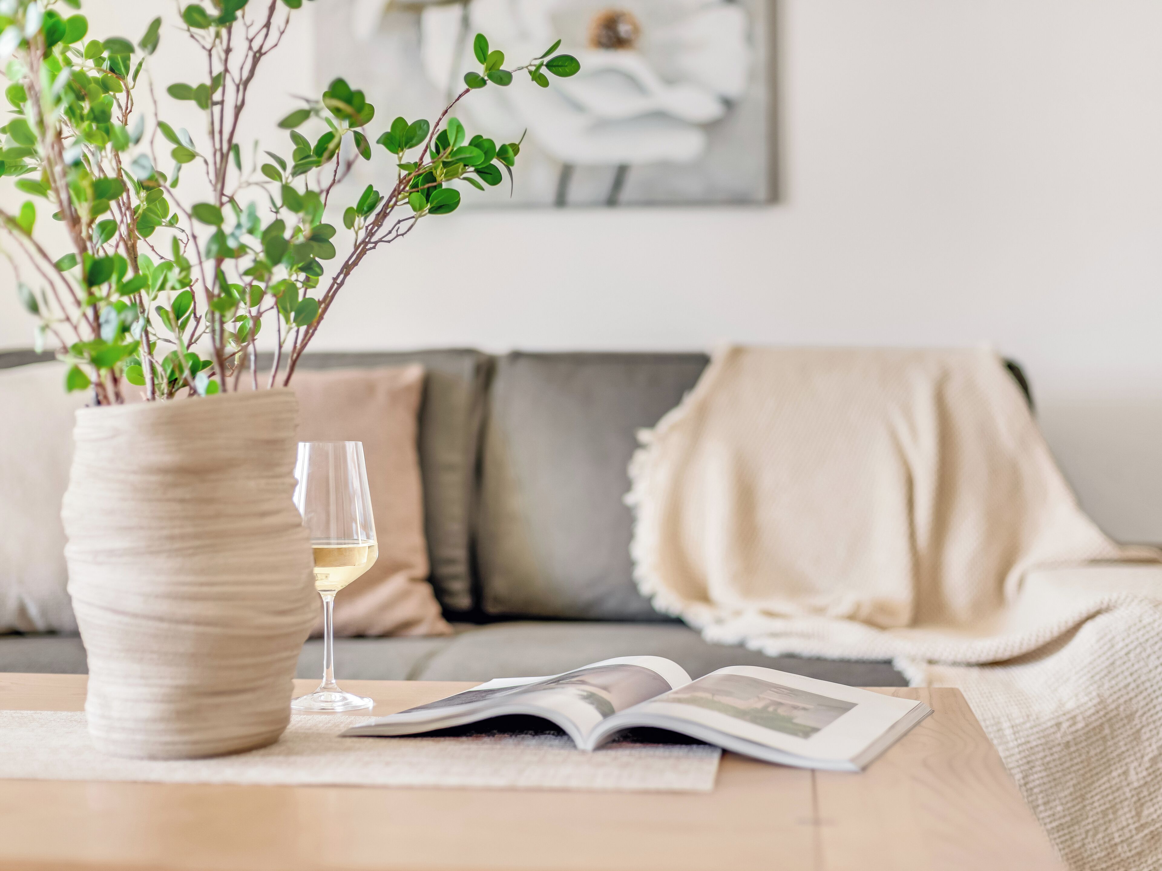 Apartamento, 1 quarto, sacada, vista para o oceano | Sala de estar