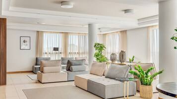 Apartamento, 1 quarto, sacada, vista para o oceano | Corredor