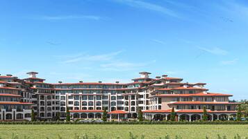 Apartamento, 1 quarto, sacada, vista para o oceano | Fachada da propriedade