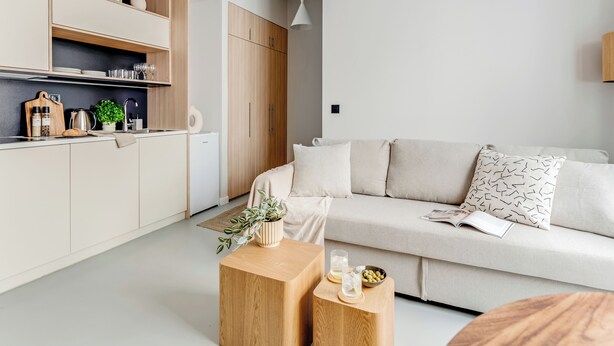 Apartment, 1 Bedroom, Balcony, Ocean View | Living room - One Bedroom Apartment With Balcony and Seaview (Pomorie)