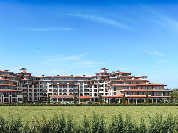 Apart Daire, 1 Yatak Odası, Balkon, Okyanus Manzaralı | Konaklama yerinin ön cephesi