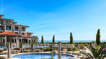 Apartment, 1 Bedroom, Balcony, Ocean View | Pool | Outdoor pool