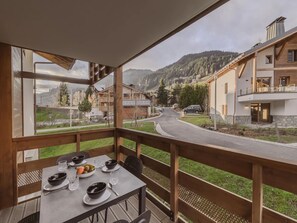 Apartment | View from property - Elegant Apartment Facing Mont Blanc (Combloux)
