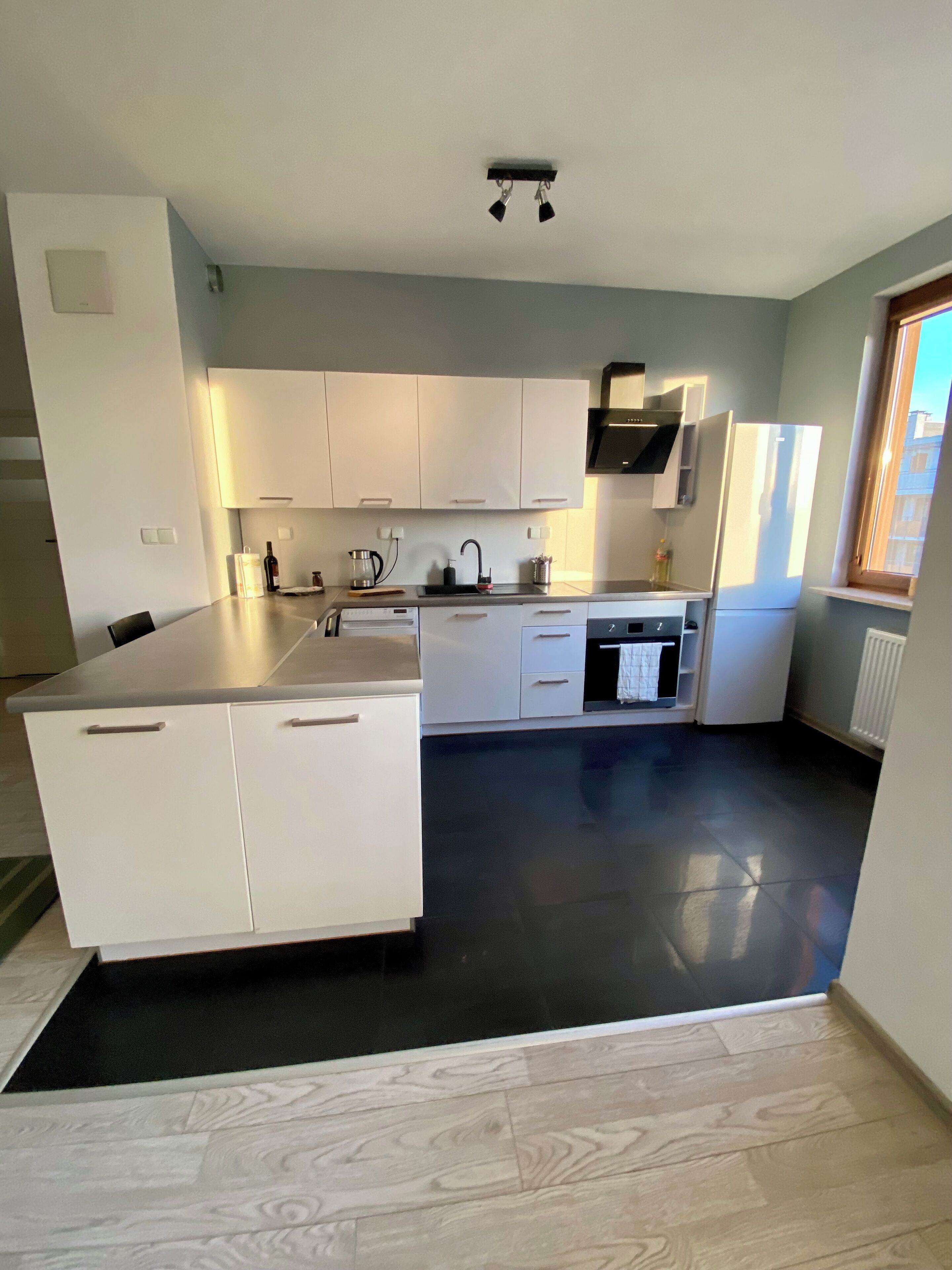 Horno, placa de cocina, lavavajillas