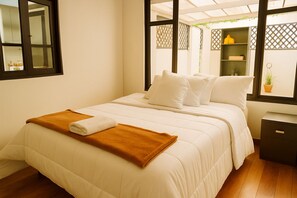 Comfort Double Room, Garden View | Desk, laptop workspace, free WiFi