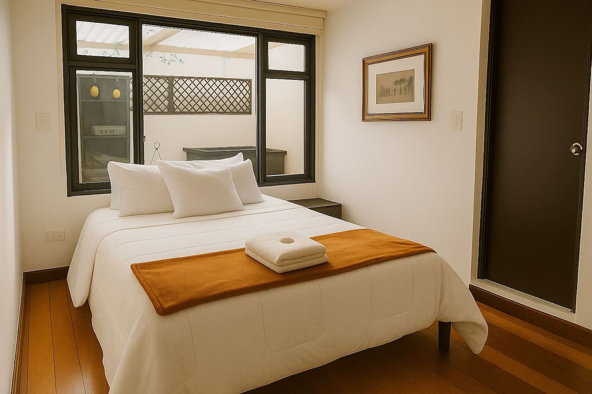 Comfort Double Room, Garden View | Desk, laptop workspace, free WiFi
