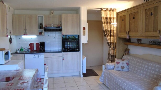 Living area - Apartment in Valfrejus Near Ski Lifts (Modane)
