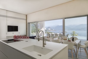 Villa, 4 slaapkamers, privézwembad, uitzicht op tuin | Interieur