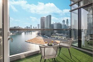 Appartamento Luxury, balcone, vista canale | Vista balcone