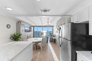 Fridge, microwave, oven, stovetop - Rising Tides Properties Condo 1007 (Murrells Inlet)