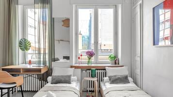 1 makuuhuone, työpöytä, silitysrauta/-lauta, ilmainen Wi-Fi