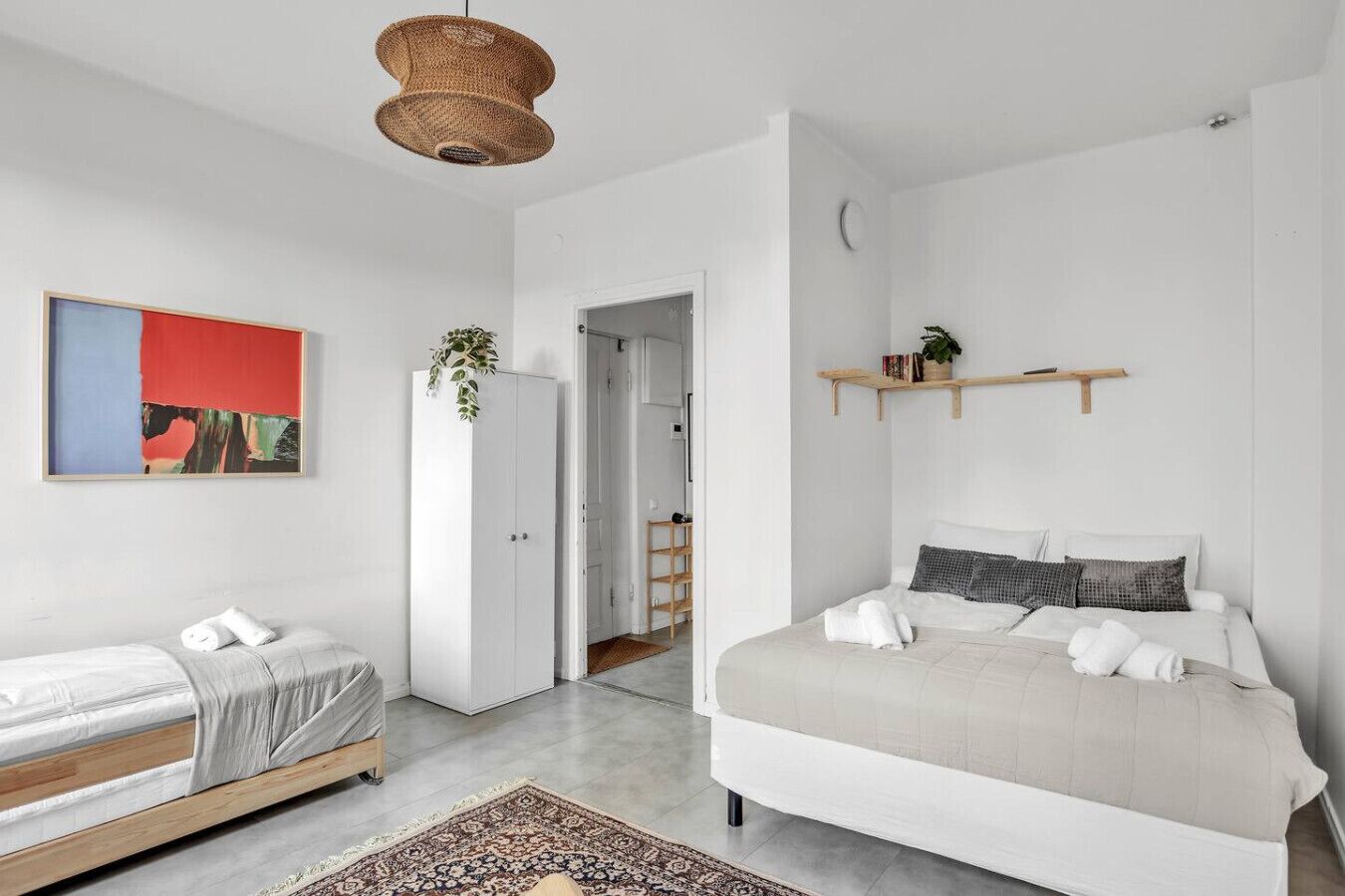 1 間睡房、書桌、熨斗/熨衫板、免費 Wi-Fi