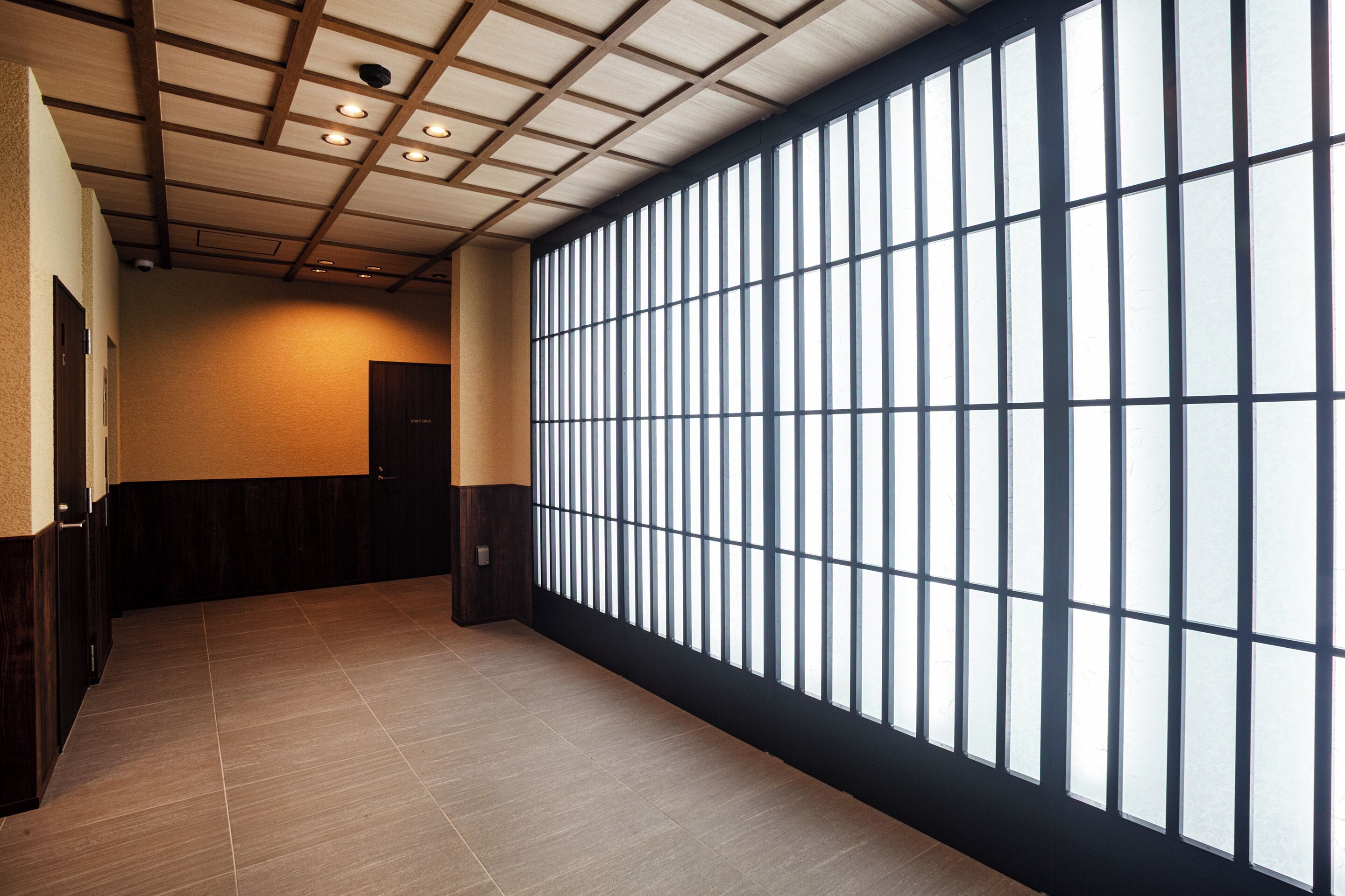 Interior entrance