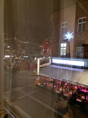 Citystudio Neuwied with sleeping gallery for up to 6 guests directly at Luisenplatz center