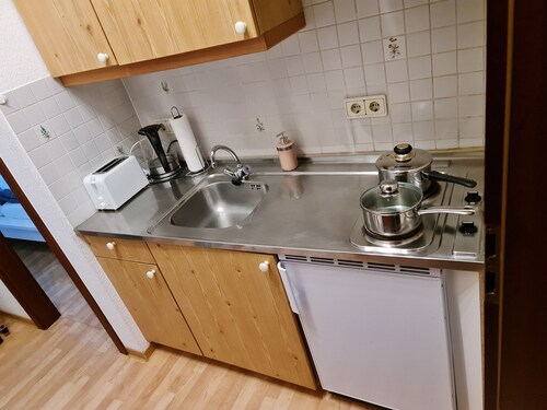 Citystudio Neuwied with sleeping gallery for up to 5 guests directly at Luisenplatz center