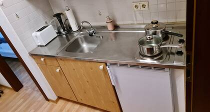 Citystudio Neuwied with sleeping gallery for up to 5 guests directly at Luisenplatz center