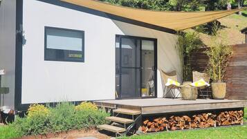 Casa mobile, 1 camera da letto, balcone, vista giardino | Terrazza/patio