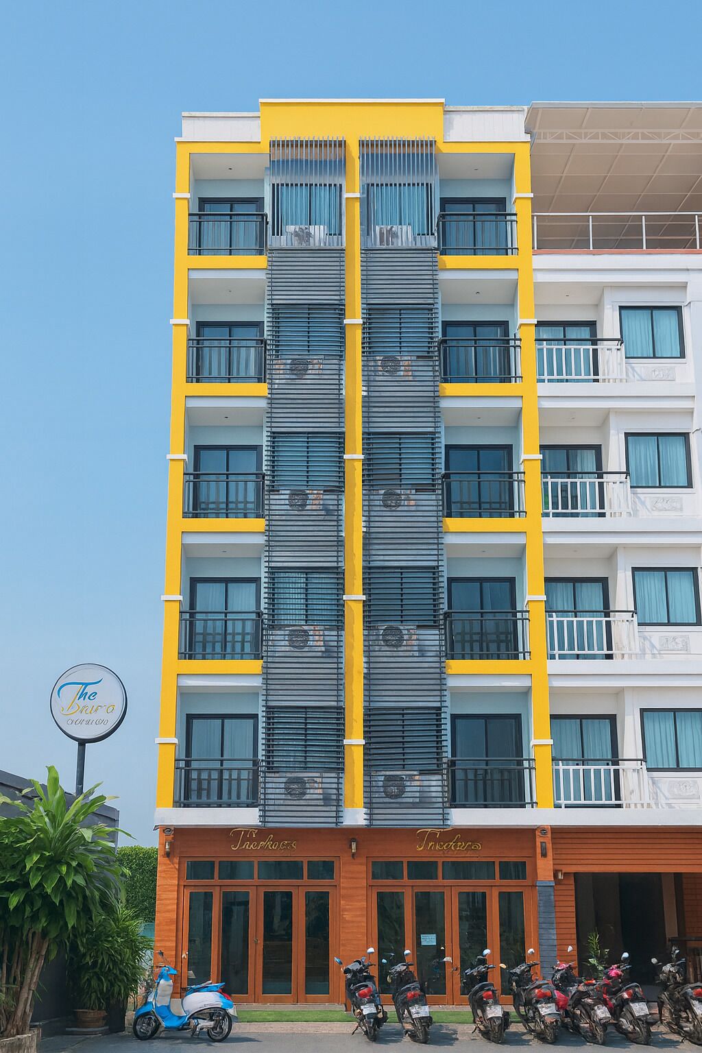 Façade de l’hébergement