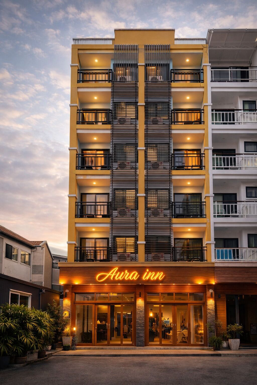 Fachada de la propiedad