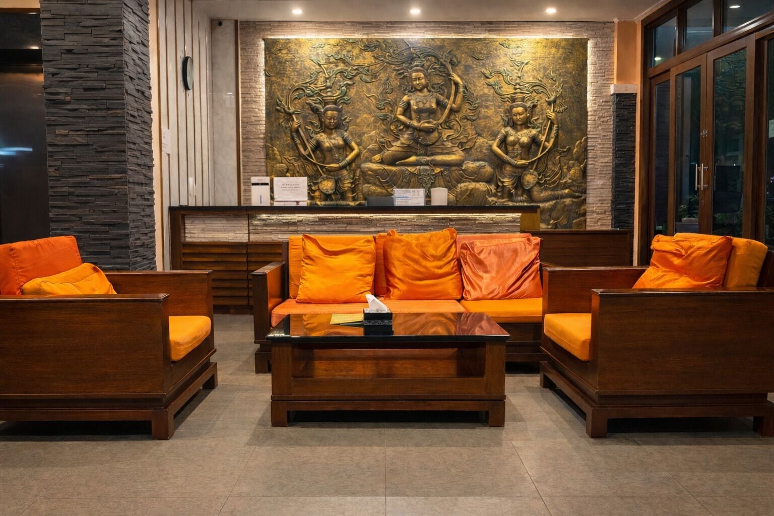 Lobby sitting area