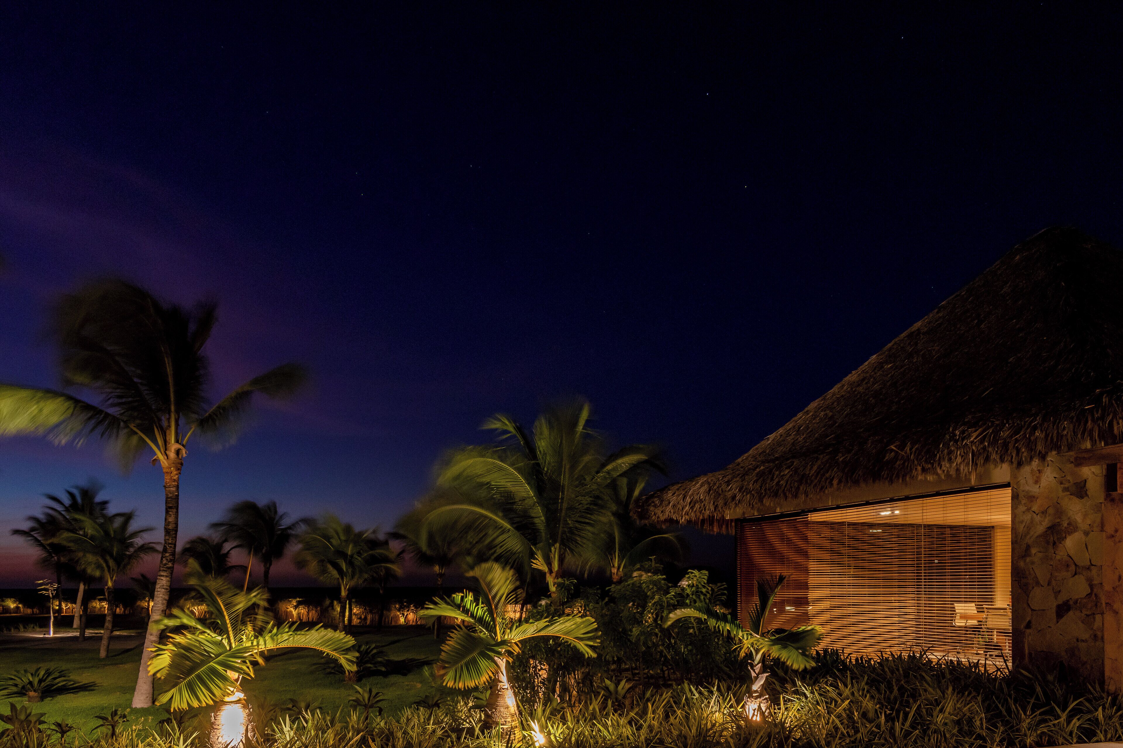 Front of property – evening/night