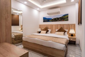 Draps italiens Frette, literie de qualité supérieure, minibar