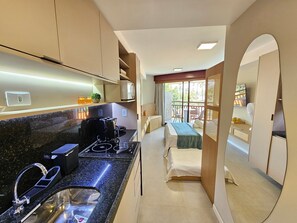 Comfort Studio | Interior - Atlântico Carneiros - Pé na areia  (Tamandaré)