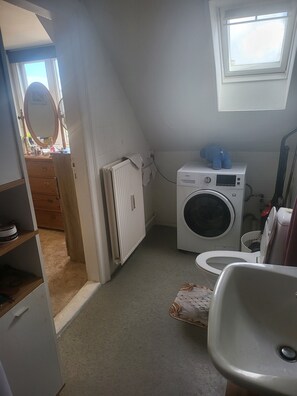 Free toiletries, hair dryer, towels, soap