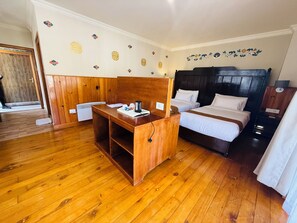 Deluxe Double or Twin Room, Balcony, Mountain View | Laptop workspace, free WiFi