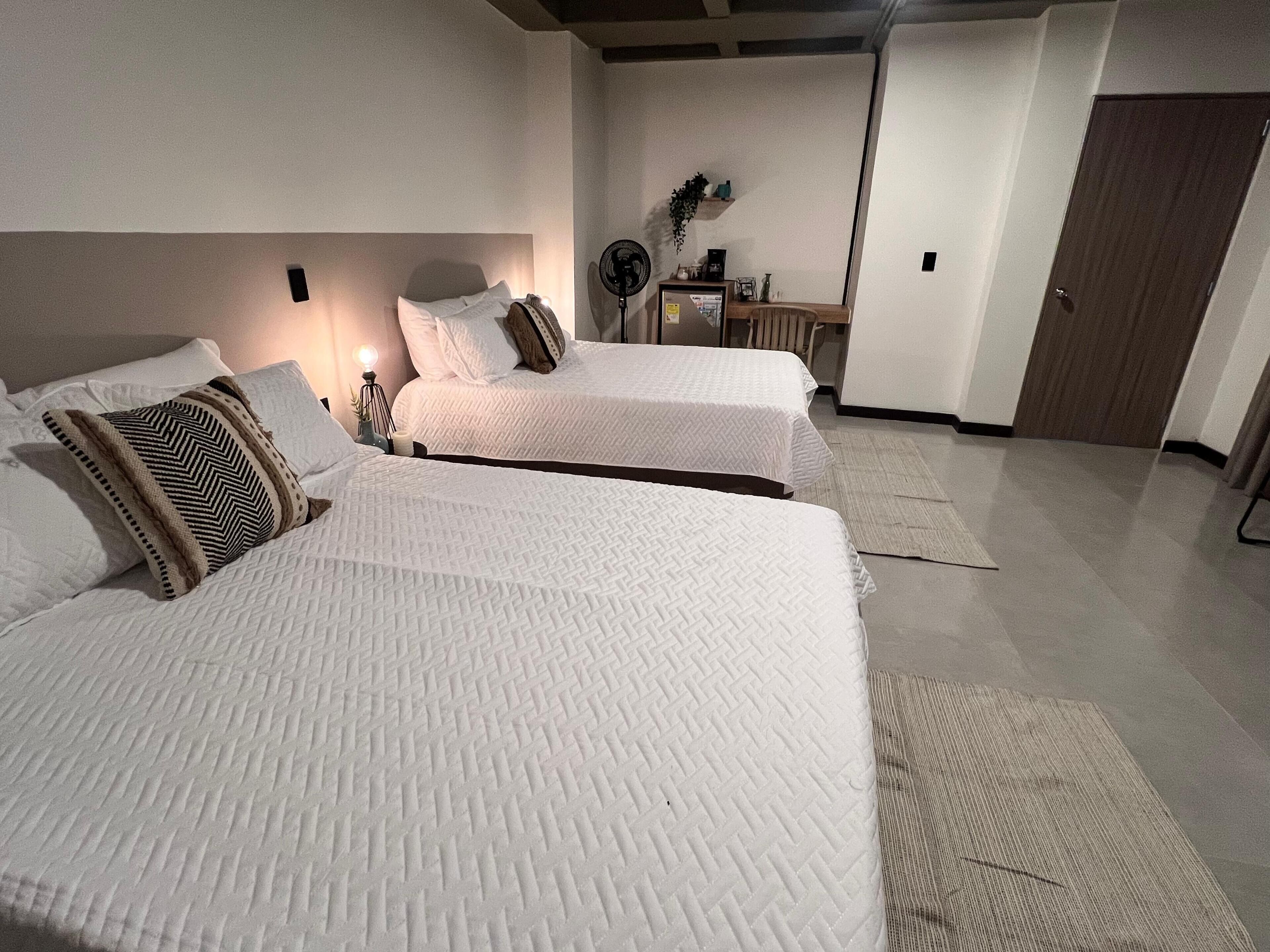 Premium bedding, down duvets, minibar, free WiFi