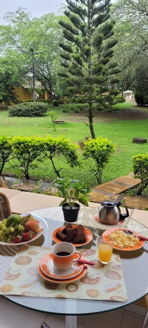 Opções para refeição ao ar livre