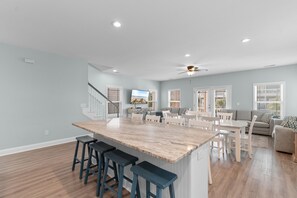 Dining - Walk to Beach 7BR Home w/ Private Pool & Beachside Charm (Surfside Beach)