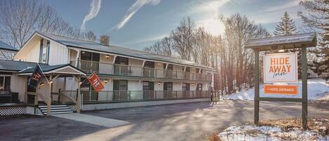 Fassade der Unterkunft