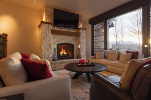 Interior - See Forever Cabin by InvitedHome | Walk to Hike and Festivals, Fireplace, Views (Mountain Village)