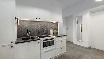 Classic Apartment, City View | Private kitchen
