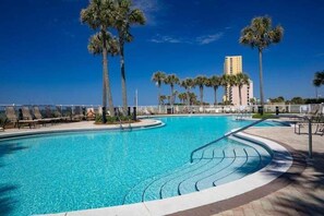 Pool - PET FRIENDLY!!GORGEOUS 3BDR WITH GULF VIEWS!!! (Panama City Beach)